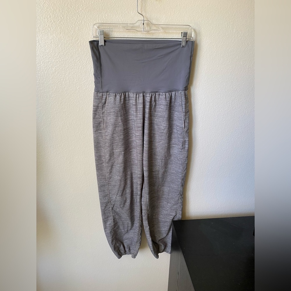 Lululemon Women’s Jogger Pants Heathered Sage Wide Waistband Size 6